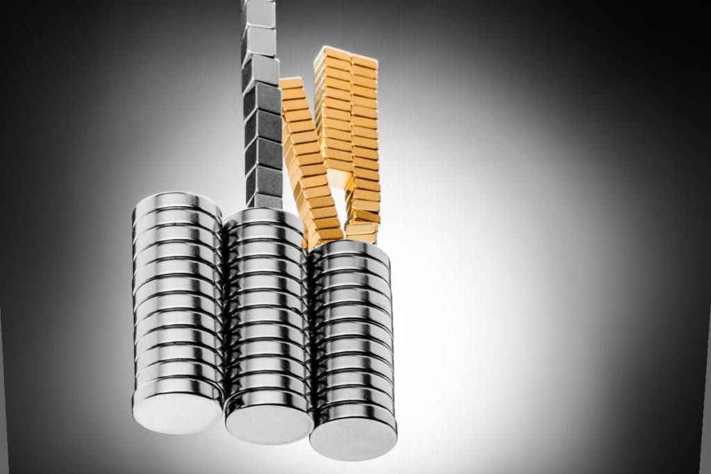 Supermagnete in verschiedenen Ausführungen