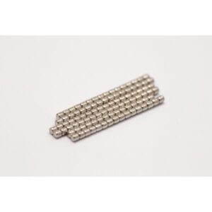1x1 mm Scheibenmagnete N35 vernickelt