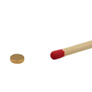 Scheibenmagnet_5x1mm_vergoldet