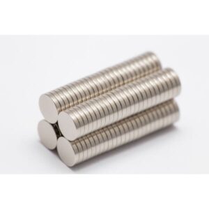 6x1 mm Scheibenmagnete N45 vernickelt