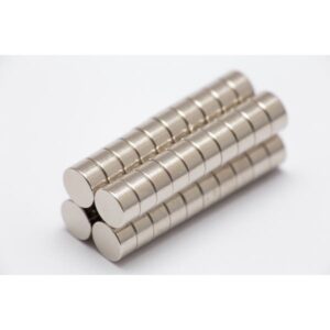 6x3 mm Scheibenmagnete N45 vernickelt