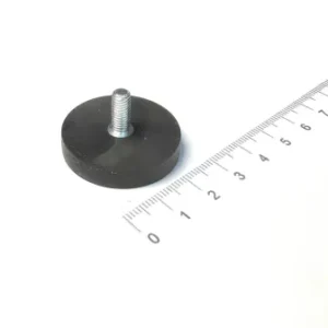 gummierte Topfmagnet mit Gewinde Haftkraft 9kg